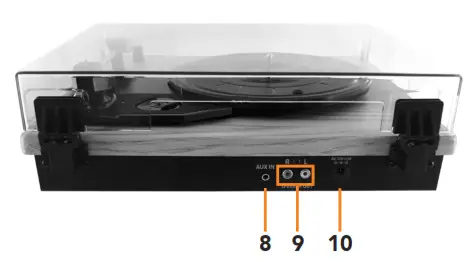 BAUHN ARTTS-0822-W Retro Turntable with Speakers - Product Overview1