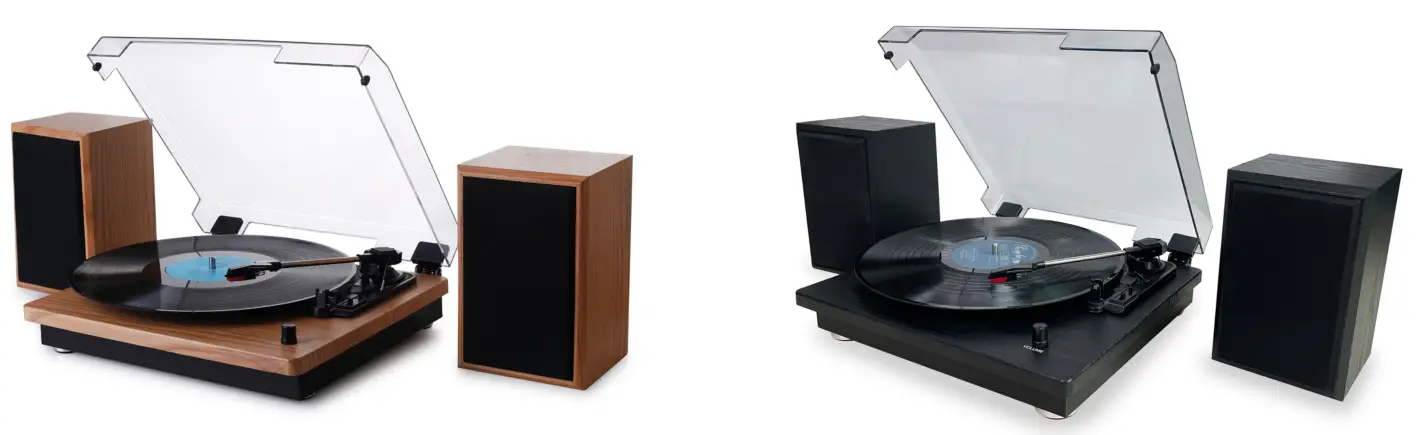 BAUHN ARTTS-0822-W Retro Turntable with Speakers