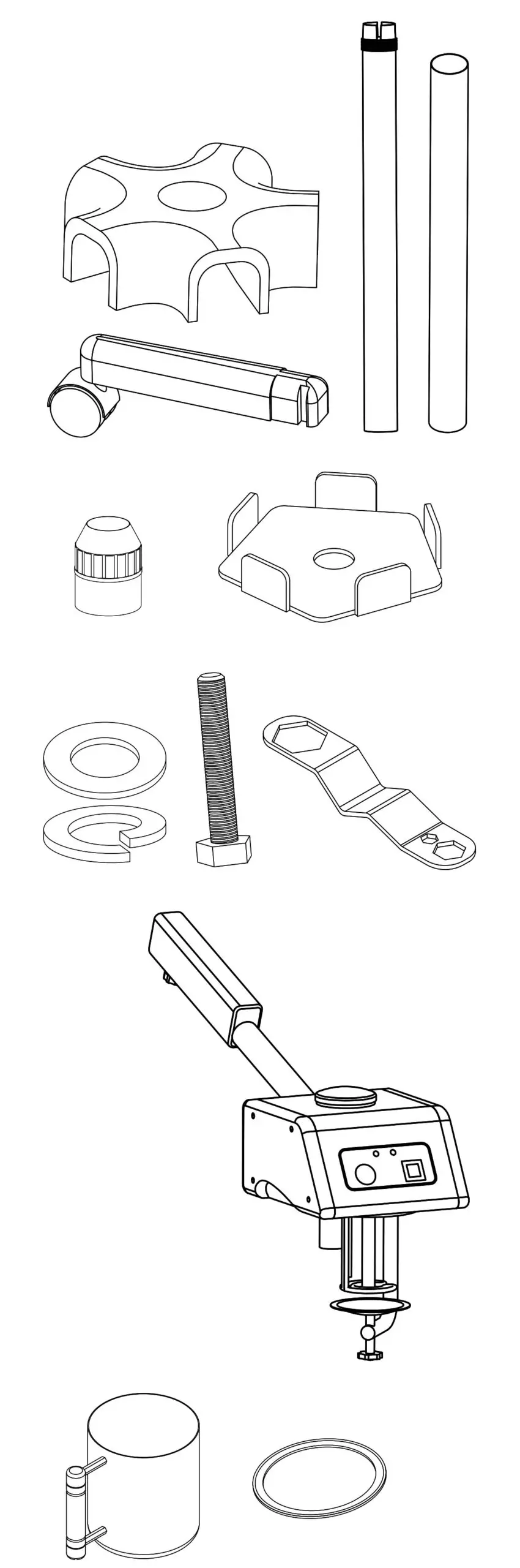 weelko F800A Facial Steamer - PACKAGE CONTENTS 2