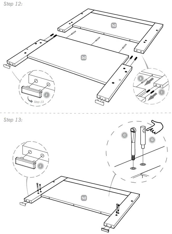 Silver Cross 210202 Bromley White Cot Bed - Fig 10