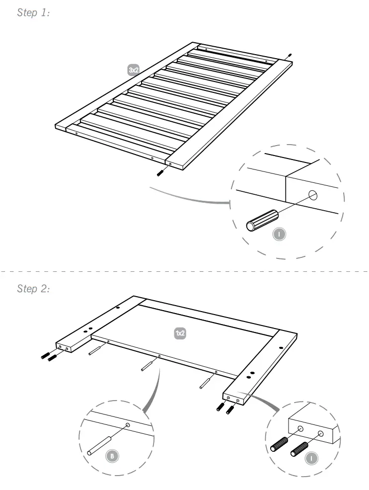Silver Cross 210202 Bromley White Cot Bed - Fig 2