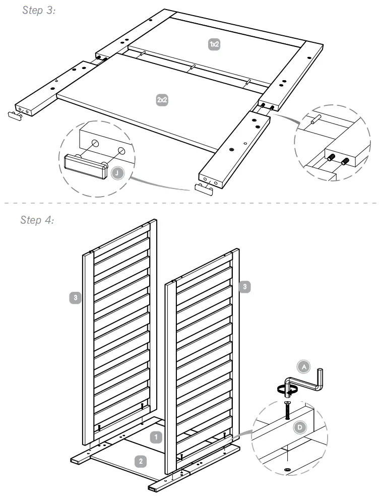 Silver Cross 210202 Bromley White Cot Bed - Fig 3