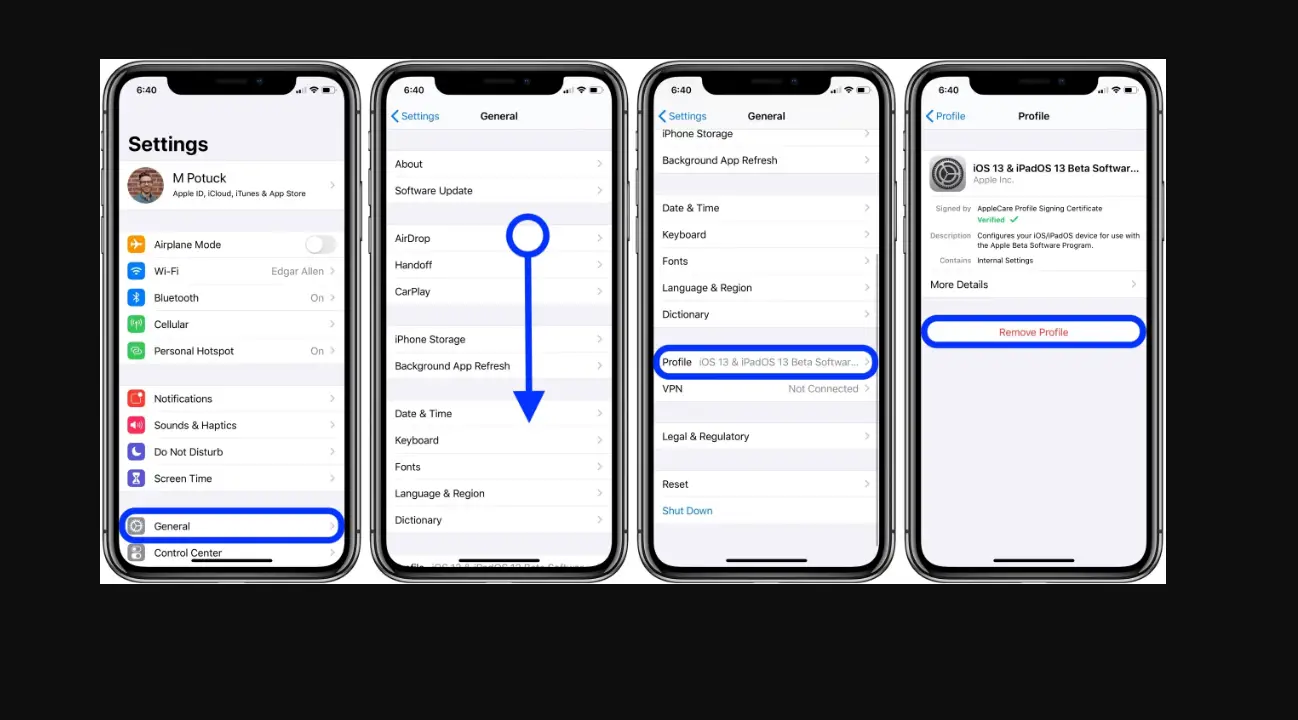 Install Or Remove Configuration Profiles On Iphone Install Or Remove Configuration Profiles On Iphone