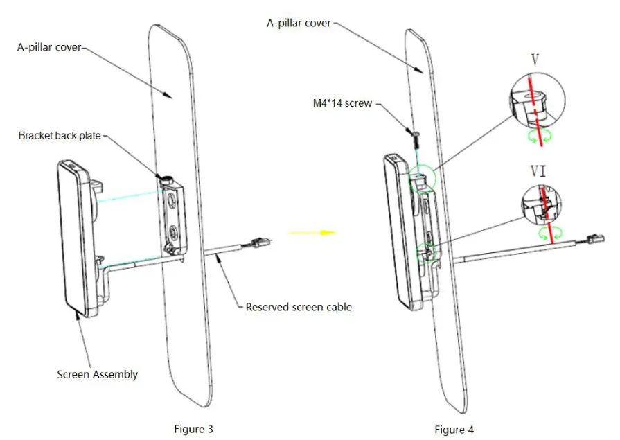AUTEL ATS100 Intelligent Turn Assist System - pillar cover.