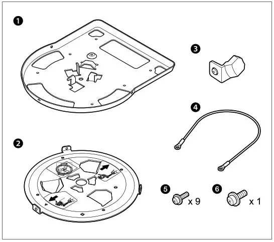SONY CIB PCM1 Ceiling Bracket - cover