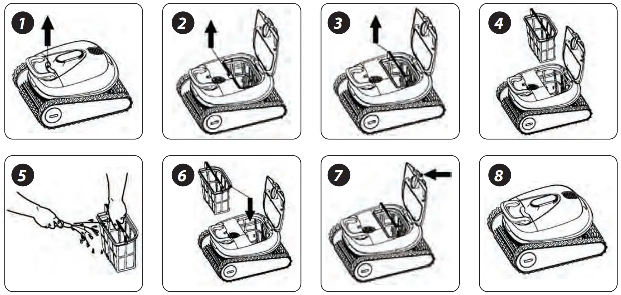 SereneLife SLPORBT36 Automatic Robotic Pool Cleaner - FIG 6