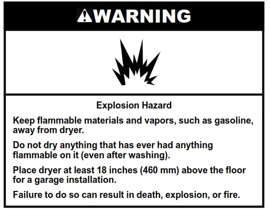 MAYTAG MED4500MW Top Load Electric Wrinkle Prevent Dryer- fig12