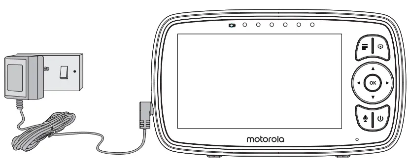 motorola VM34 Series Digital Video Baby Monitor - Fig 1