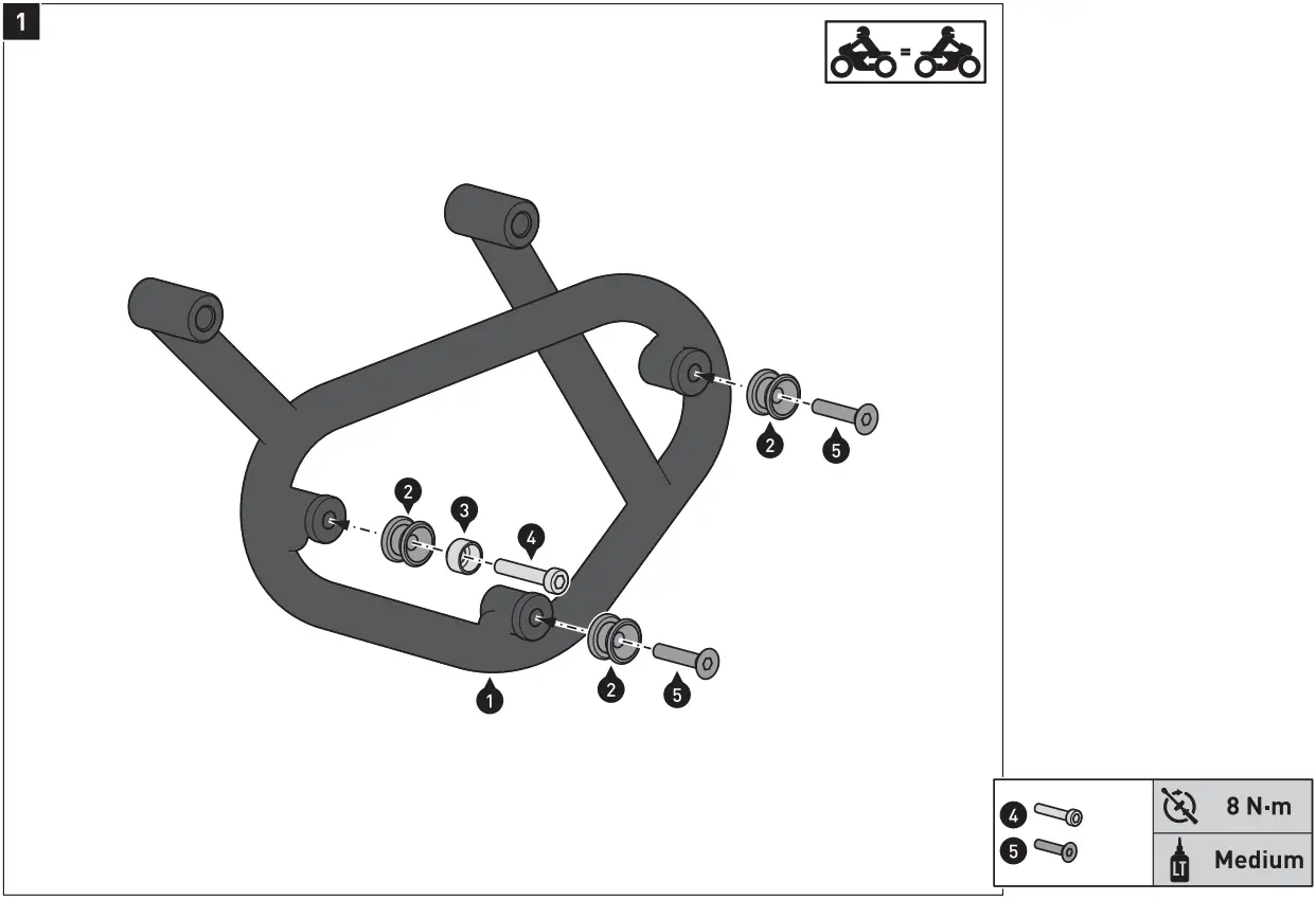 BC.HTA.41.983.30000-B Side Case Mounting read and save these mounting instruction