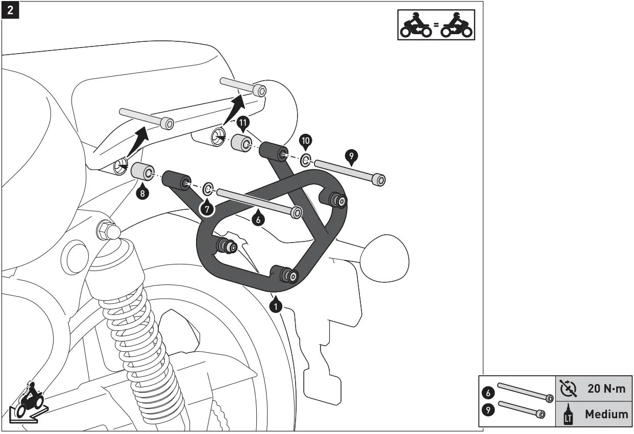 BC.HTA.41.983.30000-B Side Case Mounting read and save these mounting instruction