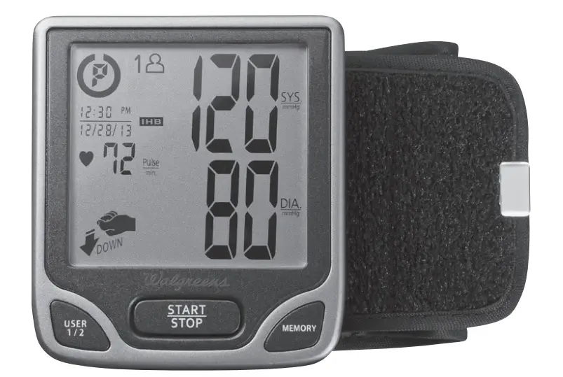 Well At Walgreens Delux Wrist Blood Pressure Monitor Manual Wgnbpw-720