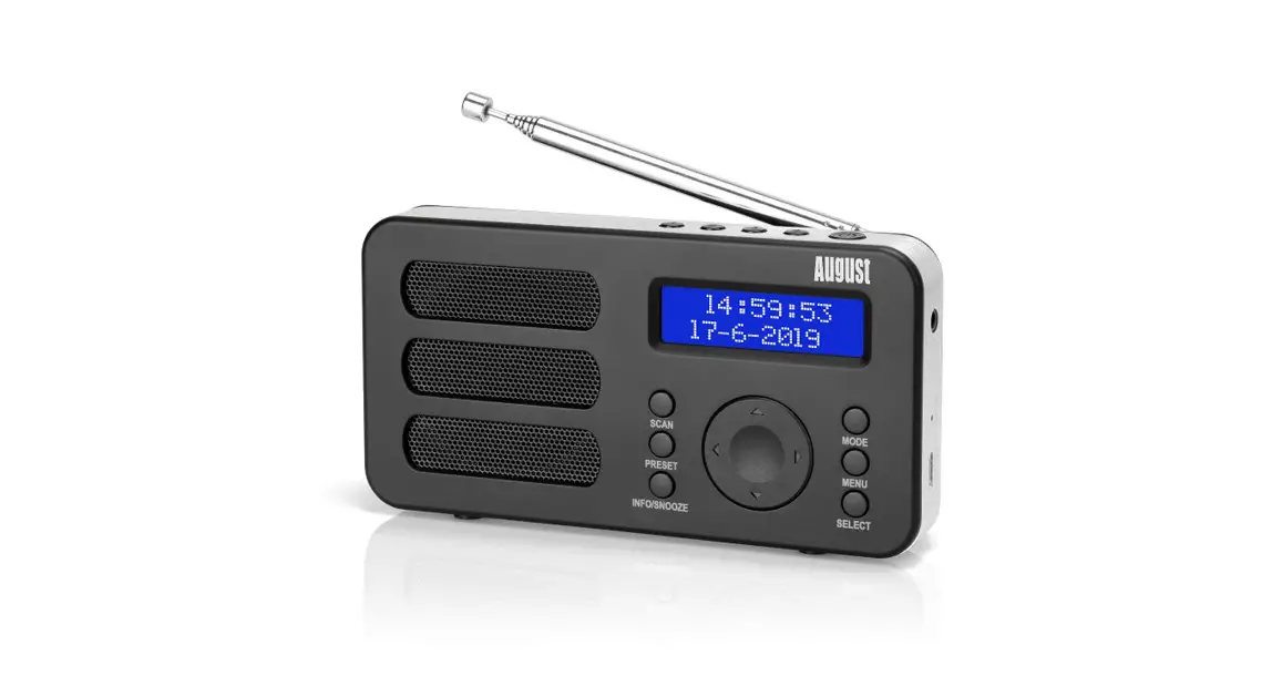 August Mb225b Portable Digital Radio User Manual