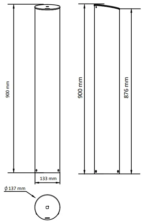 HIKVISION-UD30692B-Stand-Pole-fig-8