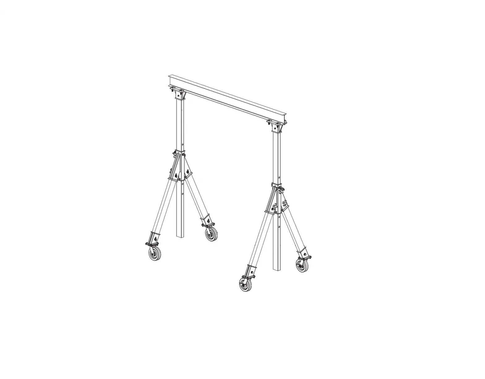 Uline H-8463, H-8464 Gantry Crane Instruction Manual Uline H-8463, H-8464 Gantry Crane Instruction Manual