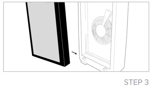 brondell P200 W O2 Plus Horizon Air Purifier - STEP 3