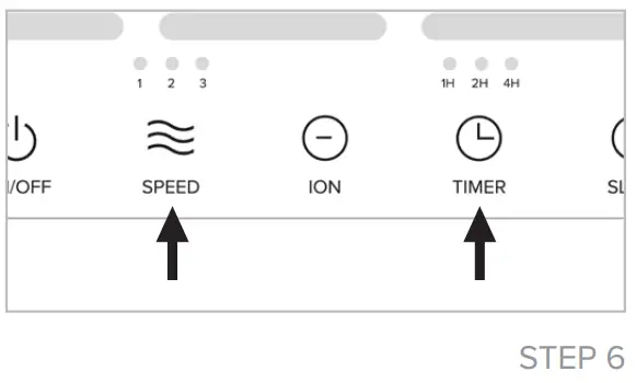 brondell P200 W O2 Plus Horizon Air Purifier - STEP 6