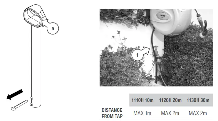 HOLMAN-CD1120C-Retractable-Hose-Reel-User-Guide-fig-6