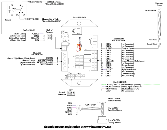 INTERMOTIVE G BOM505 DC Blackout Module 2021 Ford F 150 - fig26