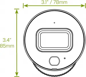 Camera with wall mount A