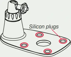 Ceiling Tabletop Mounting Figure 9