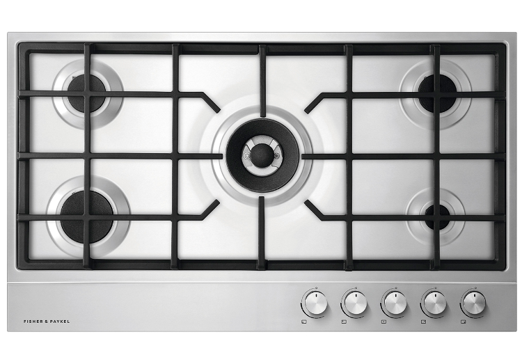 FISHER-PAYKEL-CG905DX1-Gas-on-Steel-Cooktop,-90cm