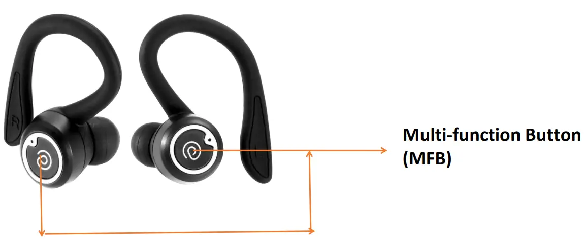 pTron Bassbuds Sports V2 TWS Earbuds - Fig