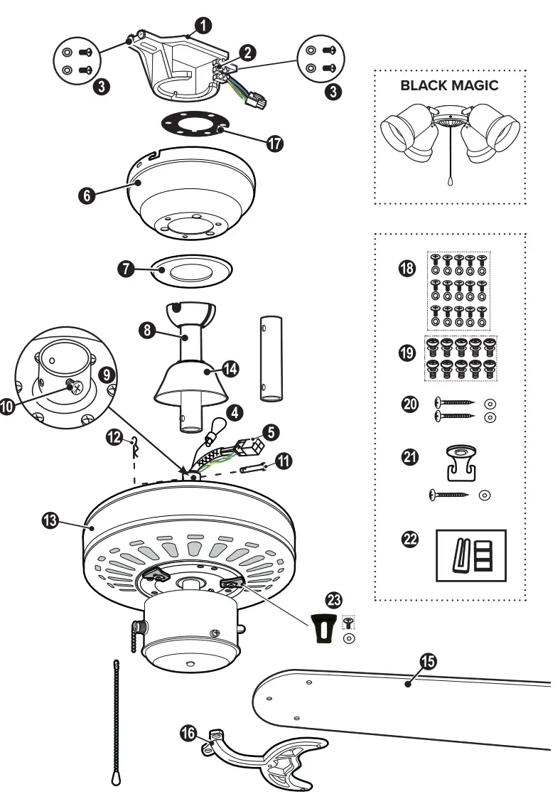 CasaFan 518003 Ceiling Fan - fig 2
