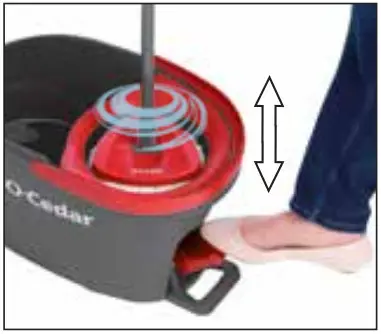 O-Cedar TRY757 Spin Mop and Bucket System - customize