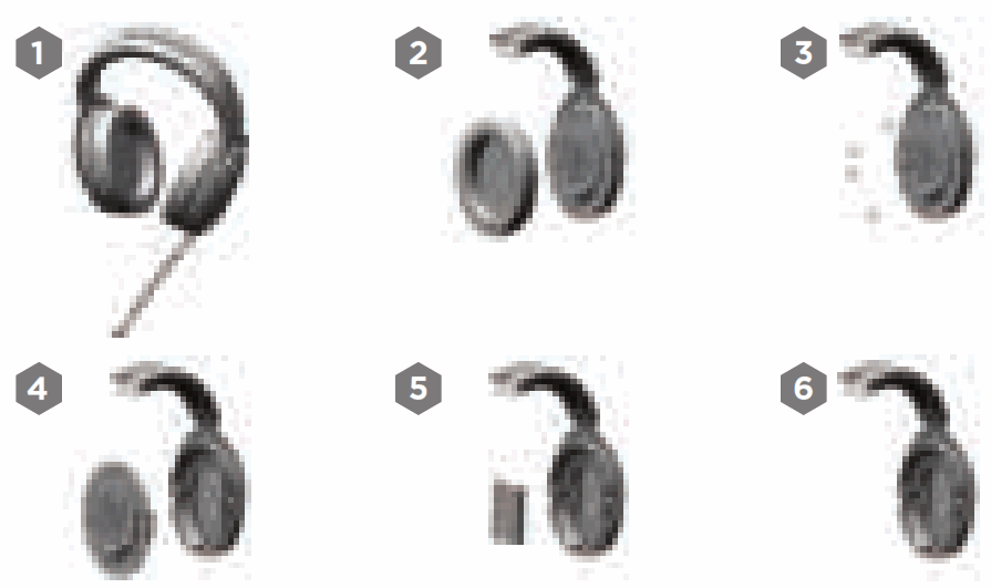 CORSAIR HS70 Stereo Gaming Headset - PC - 3