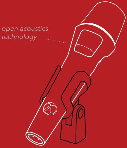 AUSTRIAN AUDIO OD505 Dynamic Ultra Cardio Microphone - OCH1 holder