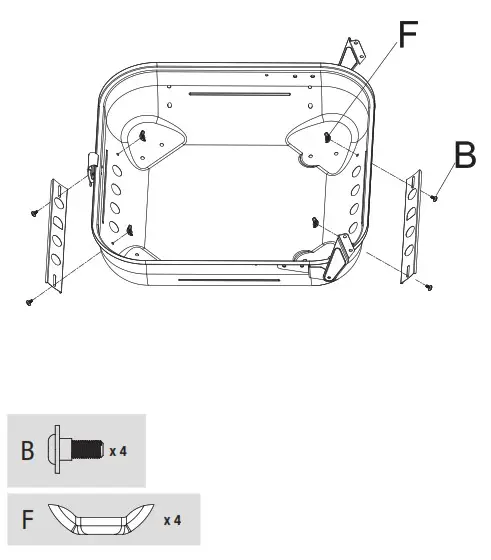 BACKYARD CBC1722W C Outdoor Charcoal Barbecue Grill - Air Dampers