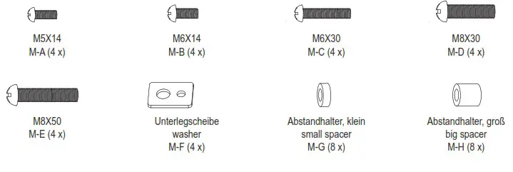 HAGOR 8208 BrackIT Stand HD XX - Package M