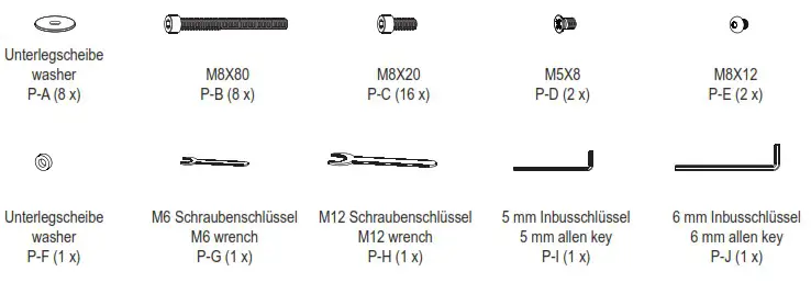 HAGOR 8208 BrackIT Stand HD XX - Package P