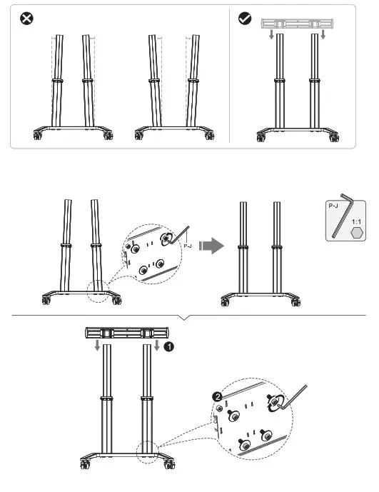 HAGOR 8208 BrackIT Stand HD XX - Trouble shooting