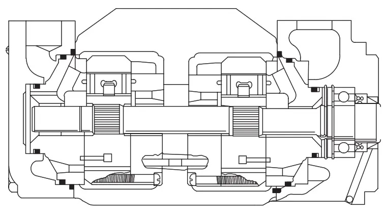 Danfoss 2525V Vickers Vane Double Pumps - 3