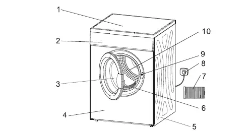 aspes-ASE17D-Front-Load-Dryer-1