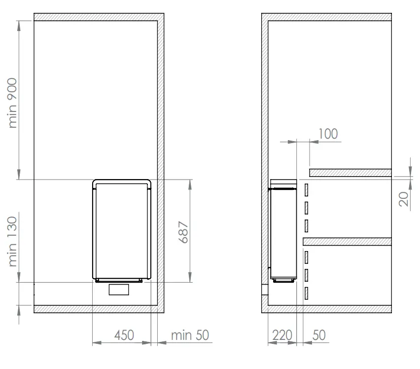 sentiotec CP RM 35 Concept R Mini Sauna Heater- fig1