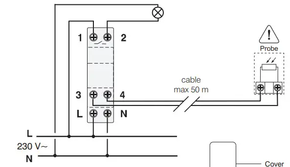 PeRRY ELECTRIC 1IC 7053N Photocell Lighting Control Switch - Figure 2