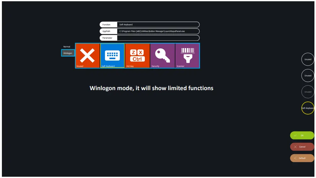 Button Manager Application for DT Research Systems - fig 3