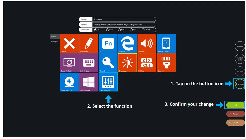 Button Manager Application for DT Research Systems - fig 4