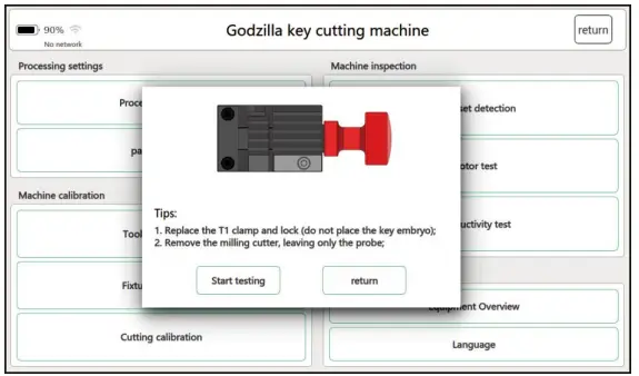 Fixture offset detection Figure 2