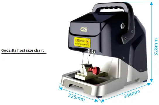 Godzilla host size chart