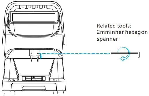 Milling cutter and probe Disassembly