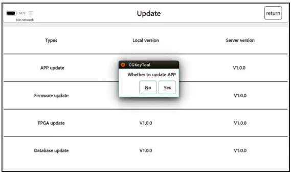 Software online upgrade Figure 2