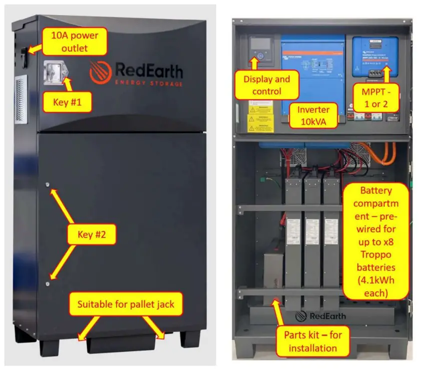 RedEarth HoneyBadger Battery Storage Systems - fig 6