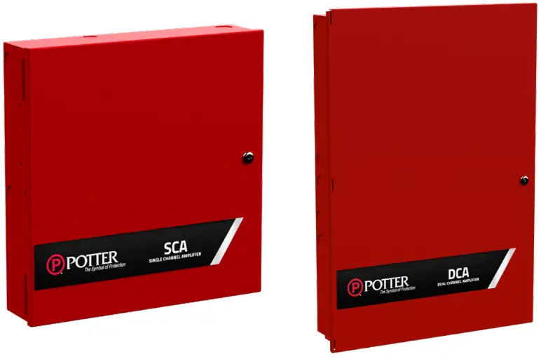 POTTER SCA-10070 100W 25V 70V Single Channel Amplifier