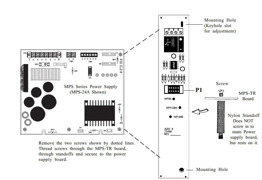 NOTIFIER MPS-TR Power Supply Remote Trouble Relay-fig3