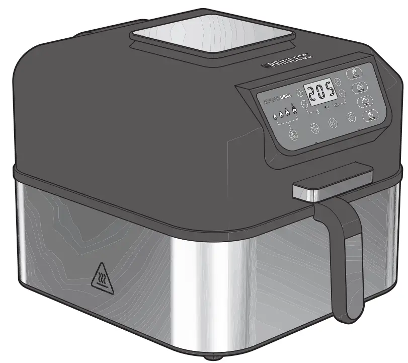 PRINCESS 01182092 01 001 Airfryer Grill