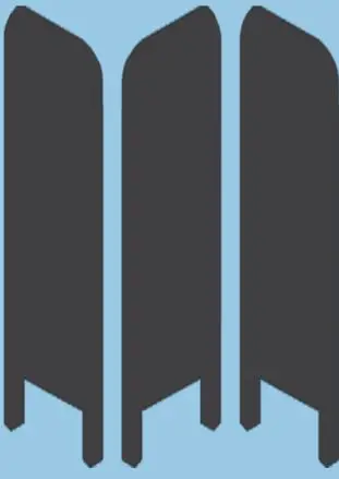 JAXSUNNY HG61E0907 Brown 6 Panel Sycamore Wood Folding Screen Room-FIG2