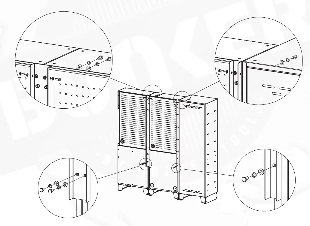 DRAPER 33197 Bunker Modular Side Wall Single Bracket img1